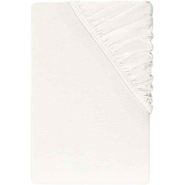 LivarnoÂ® Ĺ˝erzejovĂ© napĂ­nacĂ­ prostÄ›radlo, 180-200 x 200 cm (bĂ­lĂˇ)