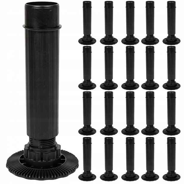 Nastavitelná nábytková noha Axilo Hafele H-180 mm (170-210 mm) 637.76.356 20 ks