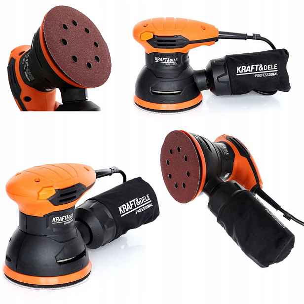 Orbitální bruska Kraft&Dele síťová 1100 W 230 V