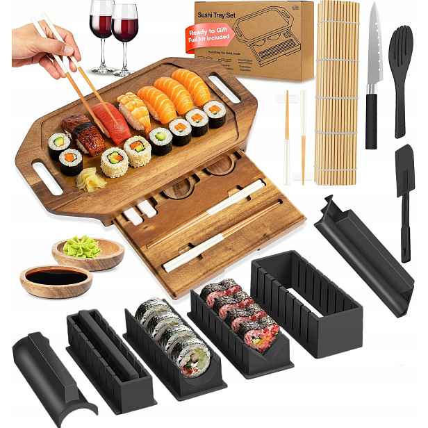 Strojek Na Výrobu Sushi S Podnosem Sushi Rolka Podložka Lisovací Sada