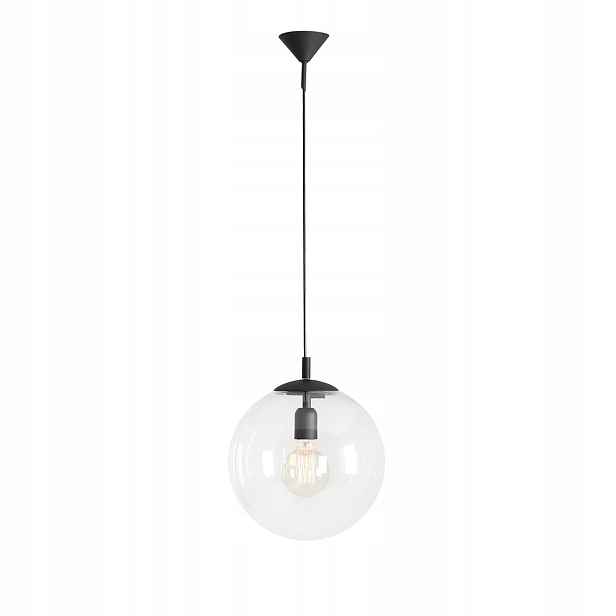 Závěsná Lampa Aldex Globe E27 60W Černá Kovová pro obývací pokoj Kuli 30 cm