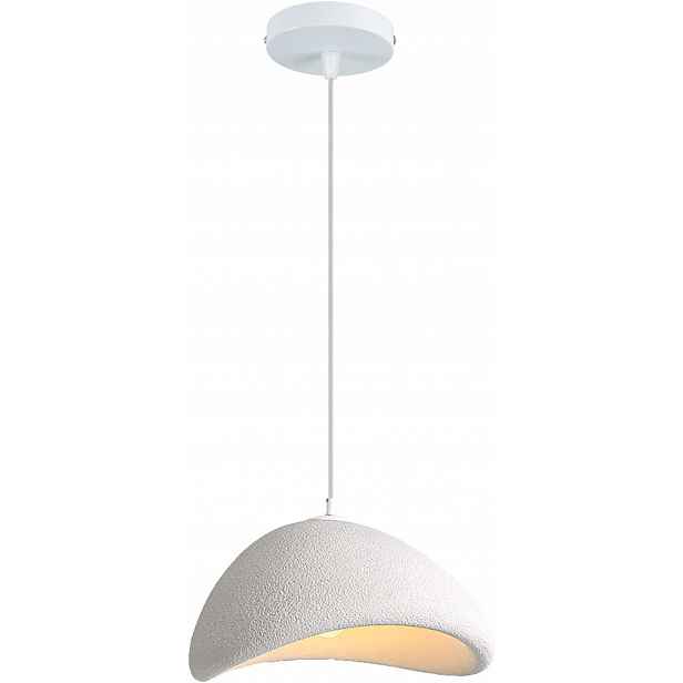 Závěsná lampa z pryskyřice ve skandinávském stylu, bílá, do obývacího pokoje, kuchyně, jídelny