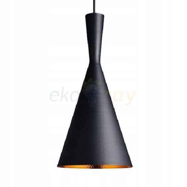Závěsné Stropní Svítidlo Plate BLK8 E27 Černá