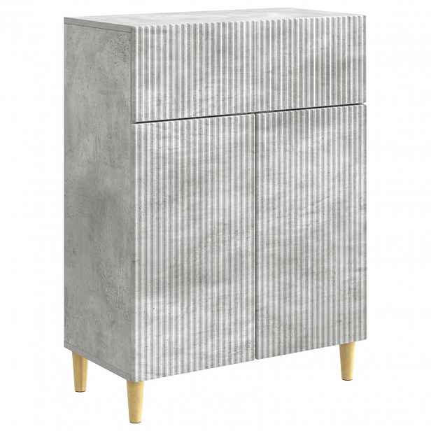 vidaXL Servírovací skříň se zásuvkou Betonově šedá 66 x 34,5 x 90 cm