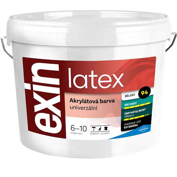 Barva akrylátová Stachema EXIN LATEX bílá 15 kg