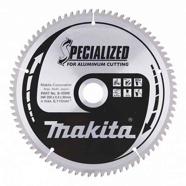 Řezací Kotouč Specialized 250x30mm 80Z Makita B-33308
