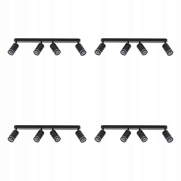 Tk Lighting Sada 4x Reflektor Spot Stropní svítidlo Pohyblivé 4xGU10
