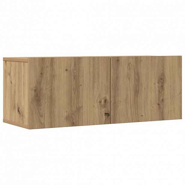 vidaXL TV skříňky nástěnné 2 ks dub artisan 80 x 30 x 30 cm