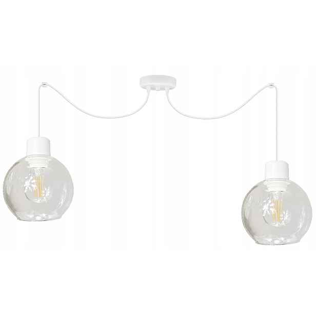 Závěsná Lampa Pavouk Lustr Skleněná Led Stínidla