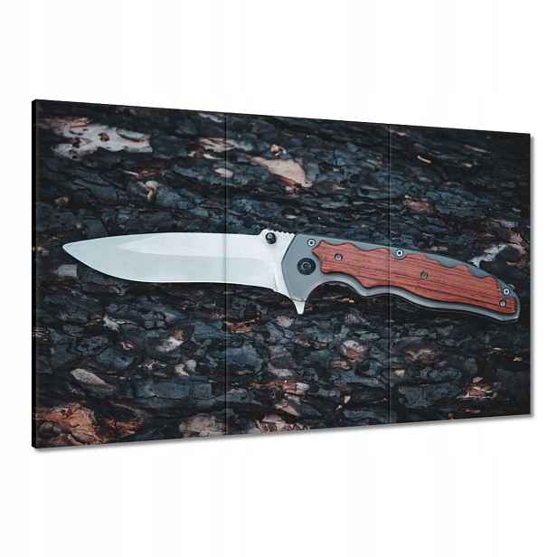 Obrazy 120x80 Hnědý nůž pro přežití