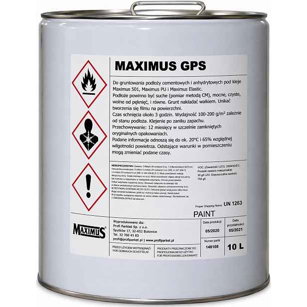 Maximus Gps 10L polyuretanový podklad pro cementové podklady
