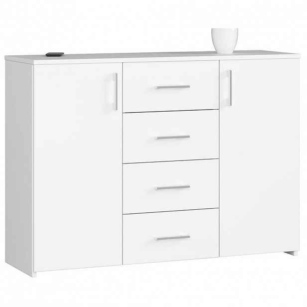 RAUMHIRSCH FURNITURE KOMODA bílá 80/110/35