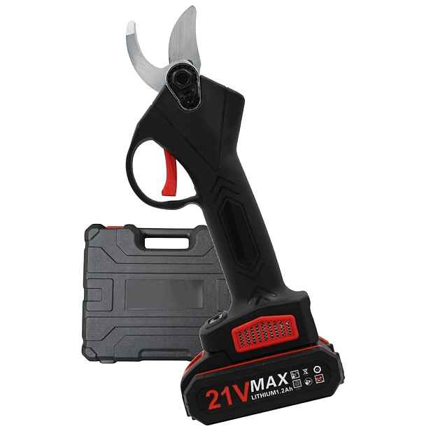 Zahradní nůžky Sku 466 21V 2 akumulátory červený kufr 30 mm