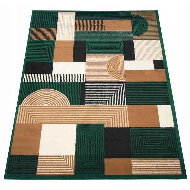 Koberec Moderní Do Obývacího Pokoje Geometrický Bcf Módní Koberce 120X170