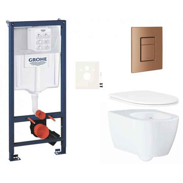 Závěsný wc set do lehkých stěn / předstěnová montáž Grohe Essence SIKOGRSESSCDL0