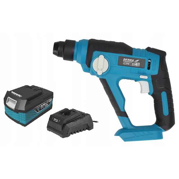 Dedra Vrtací kladivo Set akumulátor 4AH 18V Sas+ DED7047 příklep 1,3J Sds+
