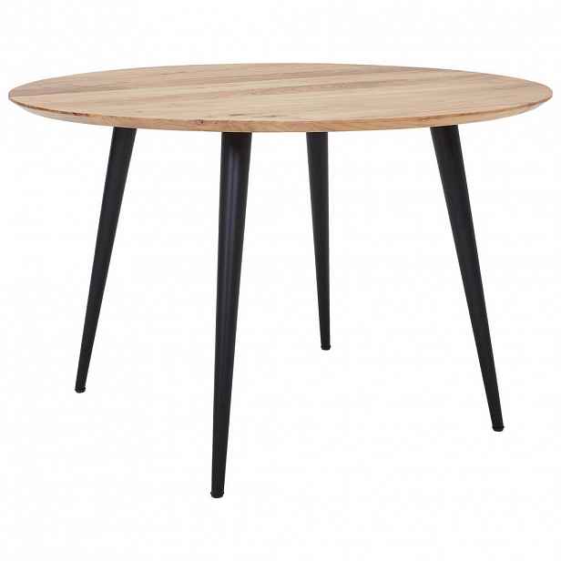Livetastic JÍDELNÍ STŮL, akácie, černá, barvy akácie, 120/120/76 cm