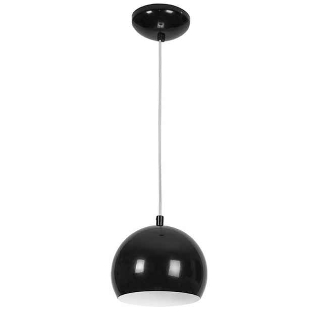Lustrová Závěsná Stropní Lampa Moderní Ball 1 Černá Do Obývacího Pokoje