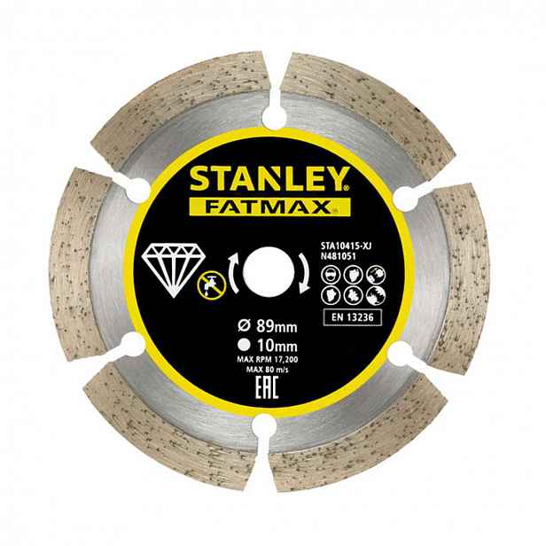 Stanley - Diamantový řezný kotouč 89x10 mm STA10415-XJ