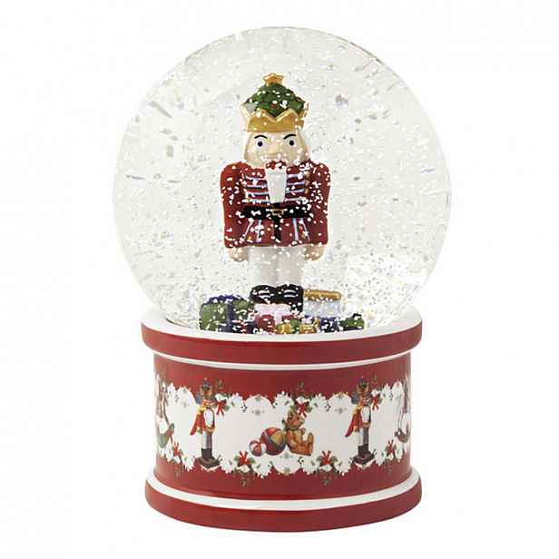 Velké skleněné vánoční sněžítko s Louskáčkem Villeroy & Boch Christmas Toys