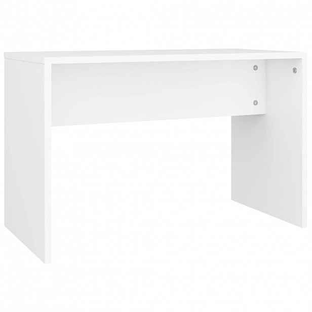 vidaXL Stolička k toaletnímu stolku bílá 70x35x45 cm kompozitní dřevo