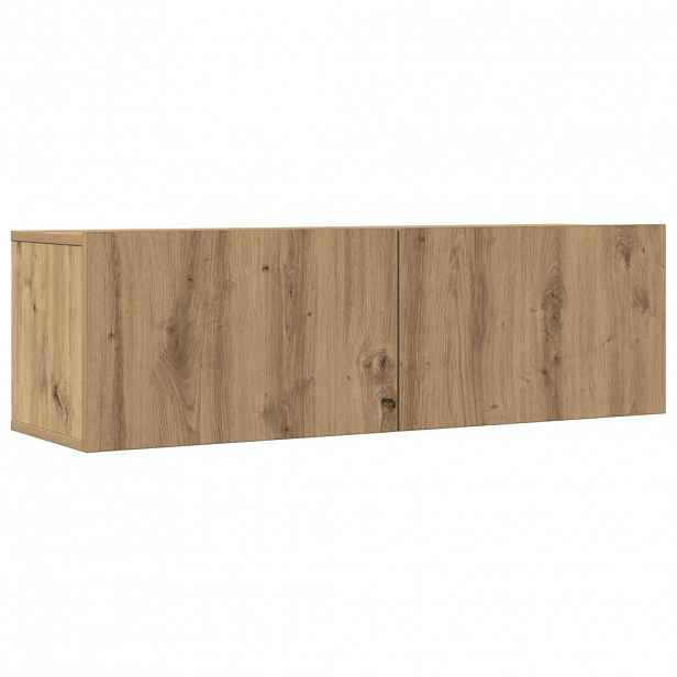 vidaXL TV skříňky nástěnné 2 ks dub artisan 100 x 30 x 30 cm
