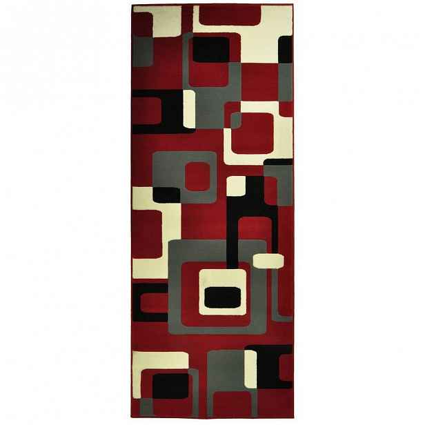 Červený koberec Hanse Home Hamla Retro, 160 x 230 cm