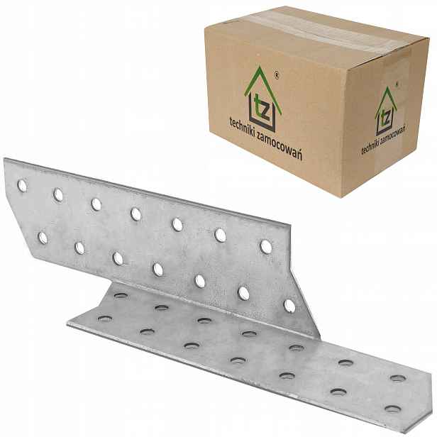 Krokvové tesařské spojky 210 mm 2 mm 50 ks Levý LK3