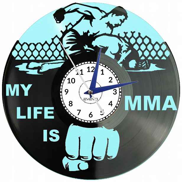 My Life Is Mma Nápad na Dárek Nástěnná Dekorace z vinylové desky