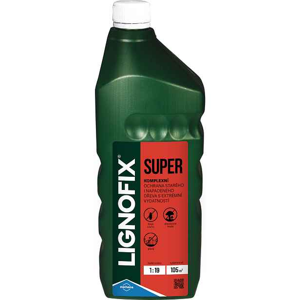 Přípravek biocidní Stachema Lignofix Super bezbarvý 1 kg
