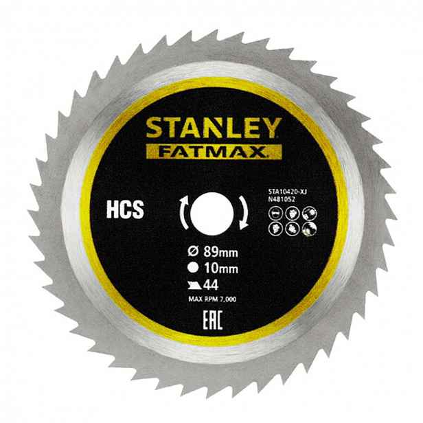 Stanley - Pilový kotouč 89x10 mm, 44 zubů STA10420-XJ