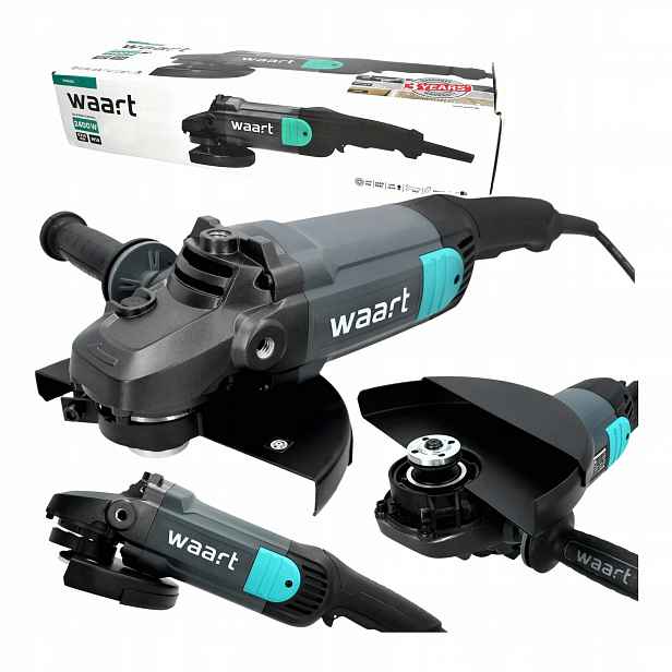 Úhlová Bruska Waart 2400 W 230 mm 230 V síťová, pozvolný rozběh