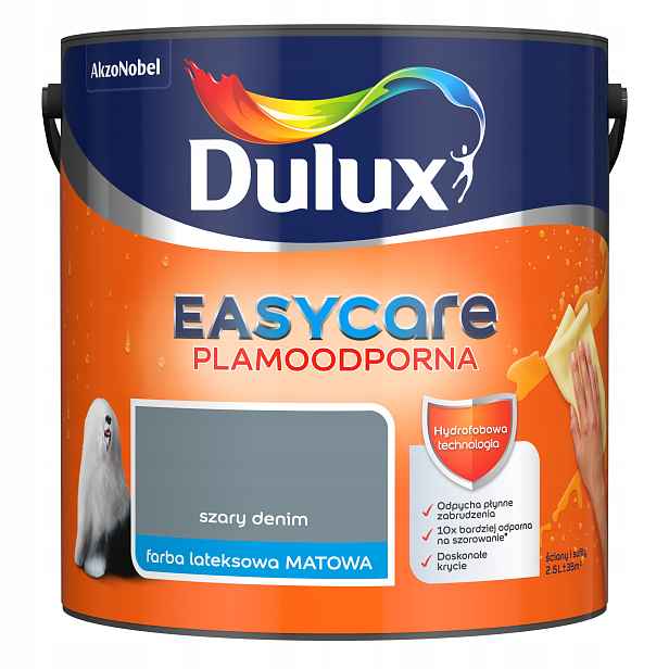 Dulux EasyCare barva Šedá Denim mat 2,5L