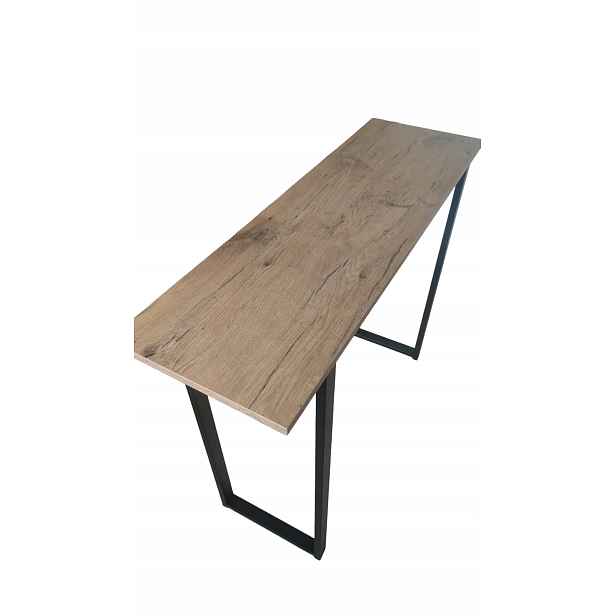 Konzolový Stolek dub 90x30x90