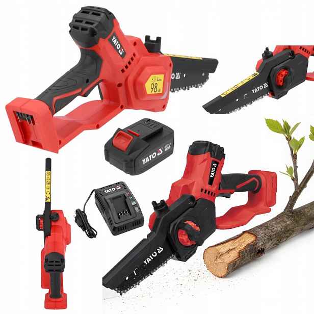 Mini Řetězová Pila 7" 18V 2AH Nabíječka Yato YT-828133