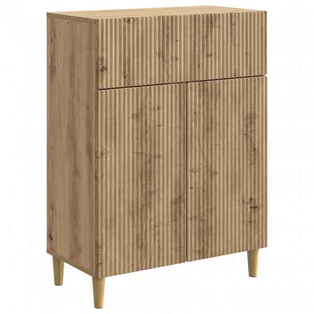 vidaXL Servírovací skříň Dub artisan 66 x 34,5 x 90 cm