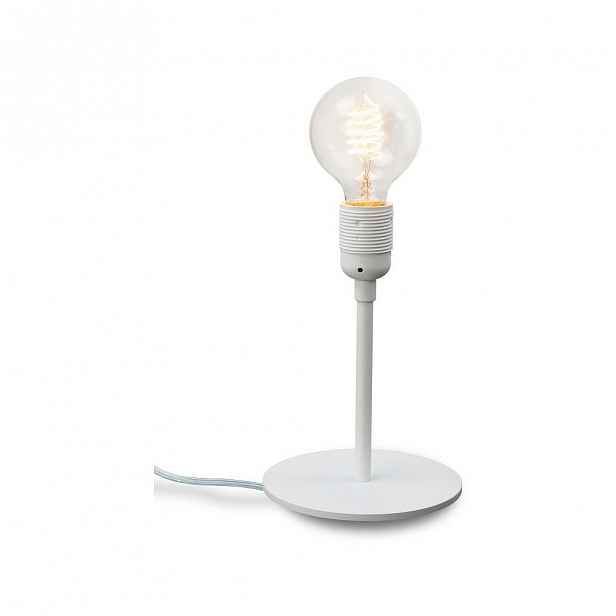 Bílá stolní lampa Bulb Attack Uno Basic