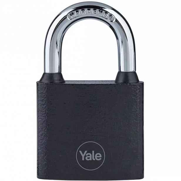 Visací zámek Yale Y111B/38/121/1 železný černý