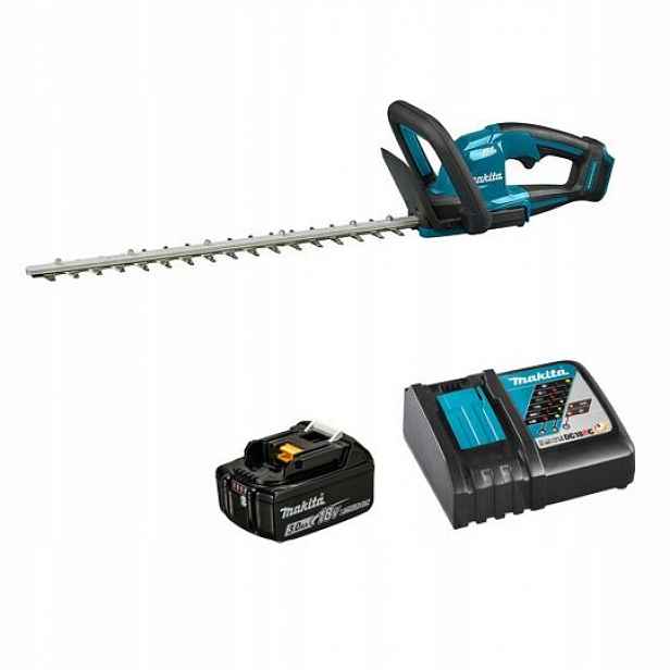 akumulátorové nůžky na živý plot 18V, 50 cm, Makita [DUH506RF] 3,0 Ah
