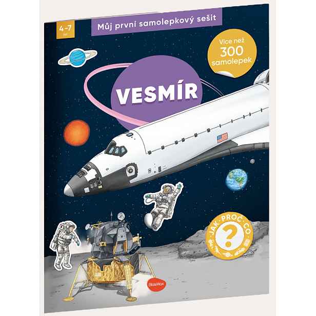 Ella&Max Můj první samolepkový sešit – VESMÍR