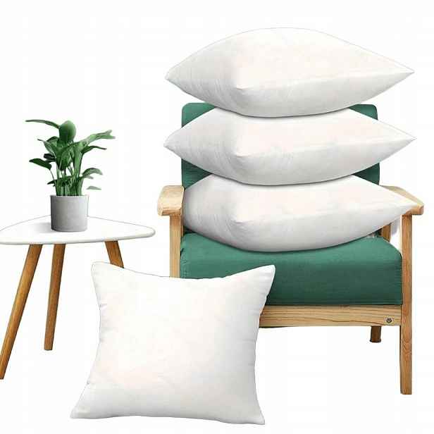 Shein Bílý Hladký Polštář 4-PACK Utd S07__60X60CM