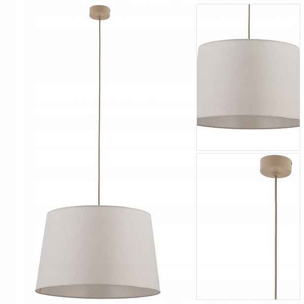 Béžová závěsná lampa Maja do pracovny, moderní osvětlení Tk Lighting