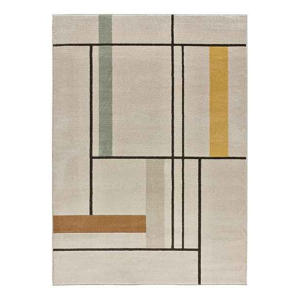 Béžový koberec Universal Domus, 80 x 150 cm