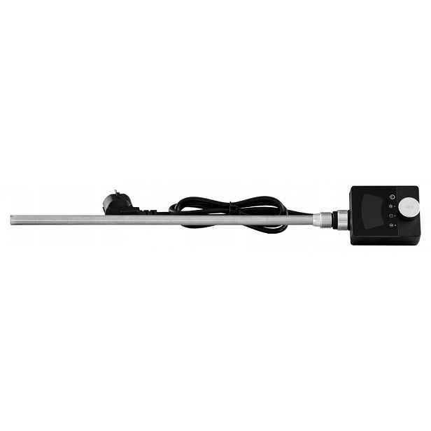 Elektrická Topná Tyč Push Pro Koupelnový Radiátor Obdélníková 400W Černá