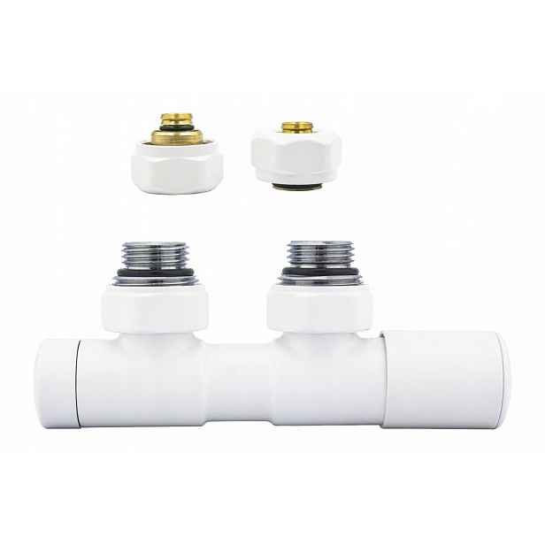 Ventil reg 50 mm Twins bílý mat pravý Pex