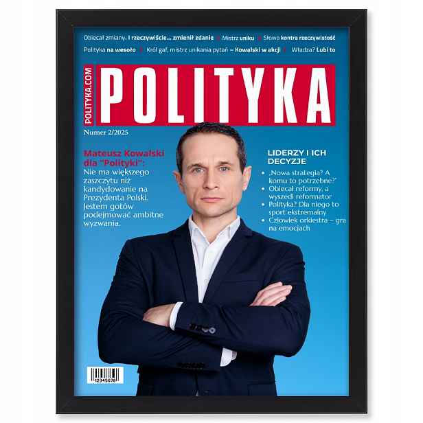 Politická obálka Vaše fotografie časopisu v rámečku vtipný dárek 30x20 cm