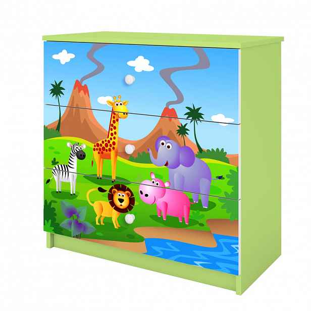 RAUMHIRSCH FURNITURE KOMODA Babydreams Safari 81/81/41