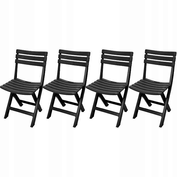 4 x Skládací Zahradní Cateringové Křeslo Svatební