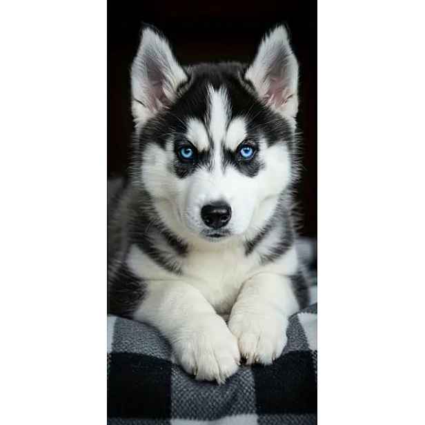 Ručník Husky Ručník Pes Sladký Štěně Plážový Ručník 75x150