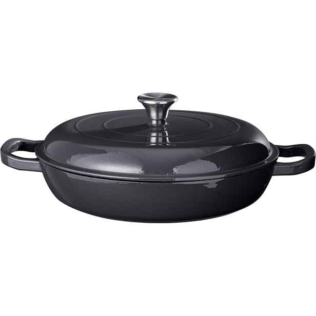 Siaki Litinová pánev na paellu se smaltovaným povrchem 2,6 l, průměr 300 mm
